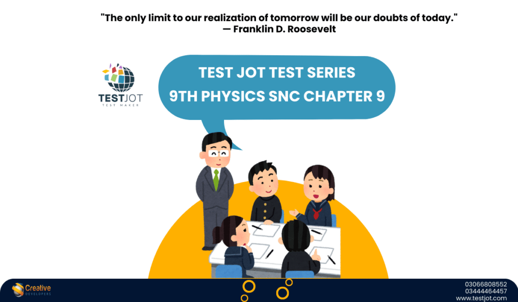 9TH Physics SNC Chapter 9 Test pdf Download