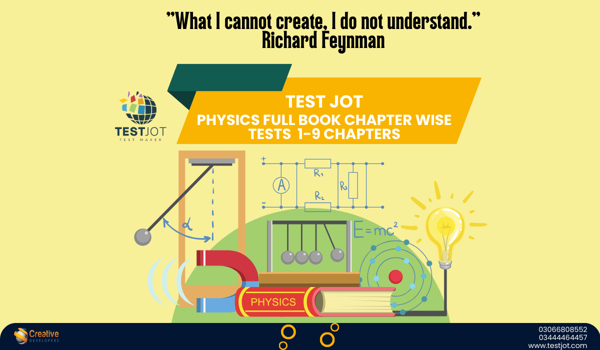 9th Physics SNC Complete Chapter wise Tests PDF Download Free 9th physics chapter wise test pdf